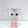 Cartoon Big Eyes Desktop Storage Box Mini Cosmetic Storage Box  Desktop Organization