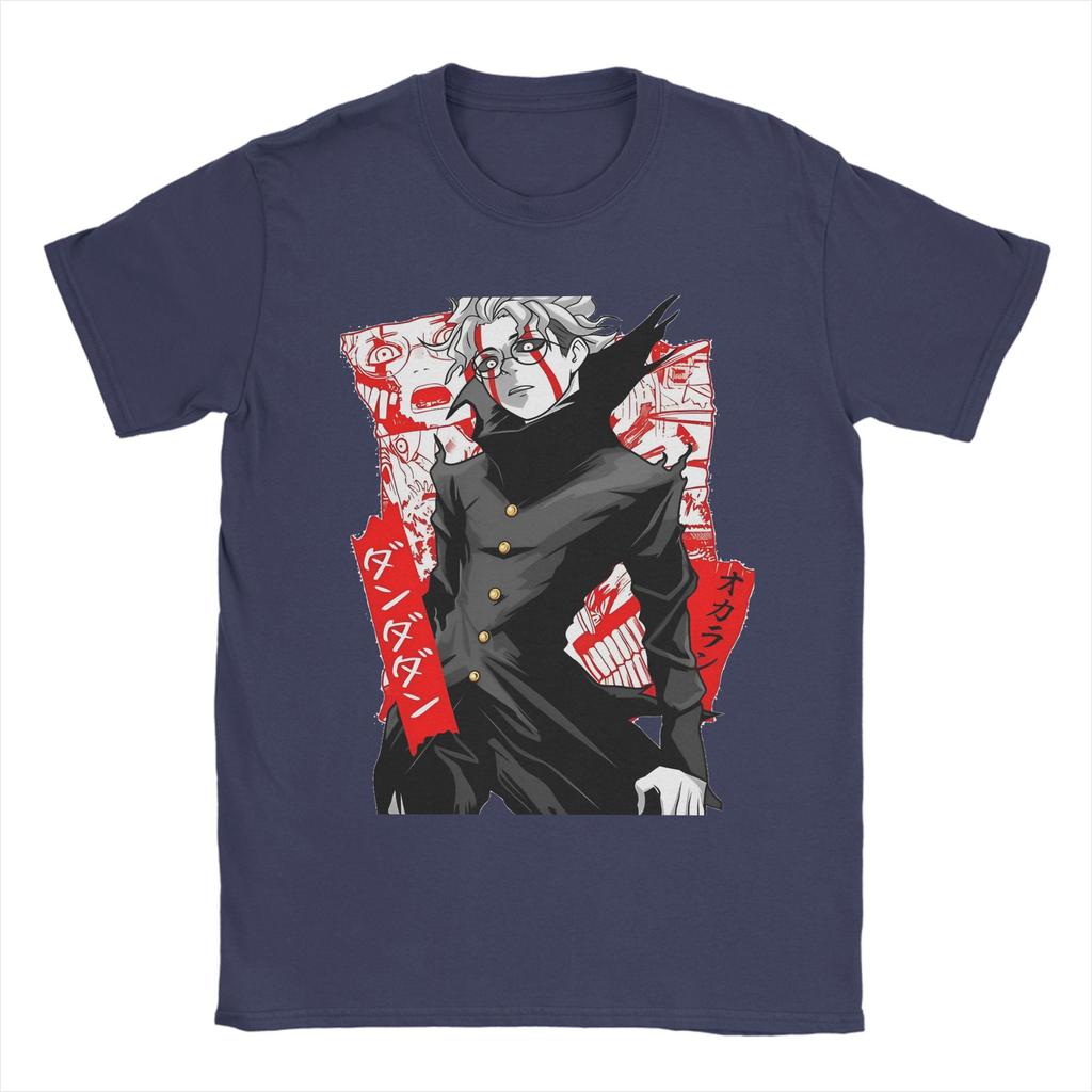 Dandadan  T-Shirts for Men Women Anime Okarun Fun Pure Cotton Tee Shirt Crewneck Short Sleeve T Shirts New Arrival Clothing