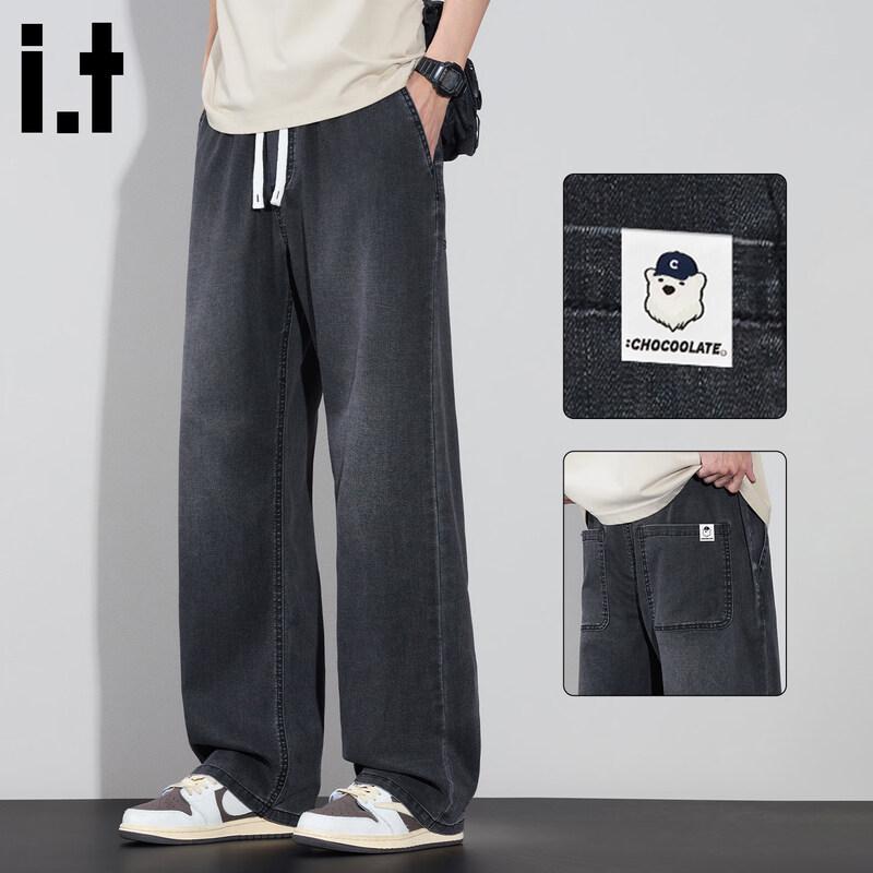 CHOCOOLATEit Men s Lyocell Tencel Straight-Leg Jeans L