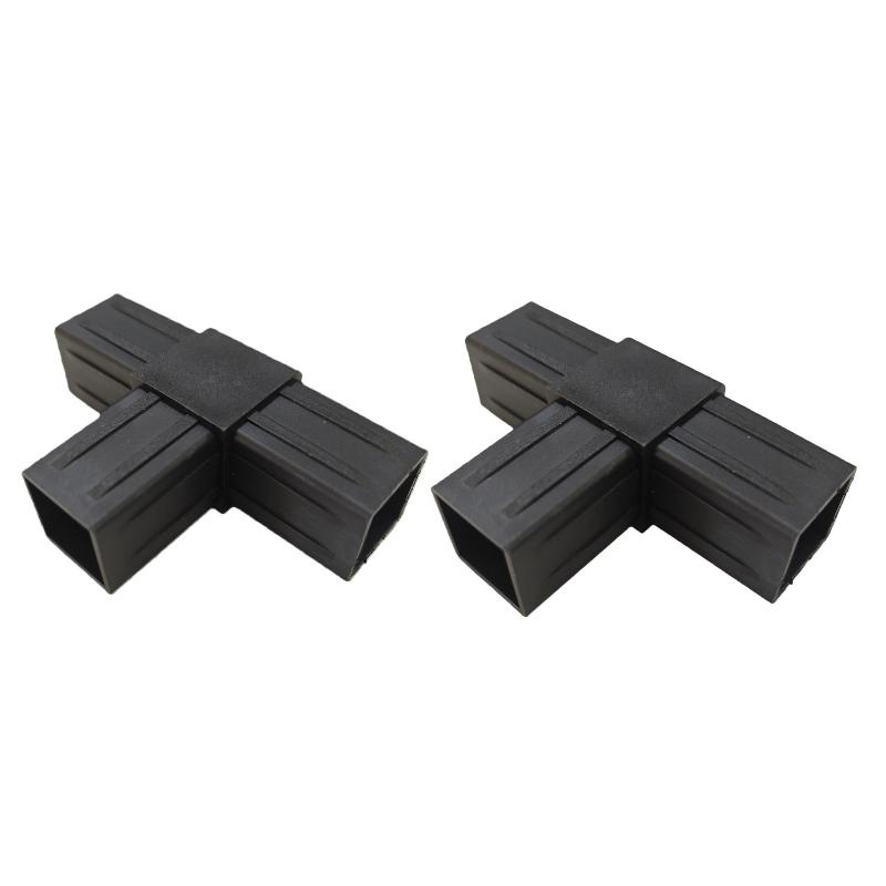 2/6/8/10/20Pcs Hexagonal 6 Through Plastic Fittings Abs Plastic Angle 22Mm Cross Square Pipe Fittings Pipe Angle Code