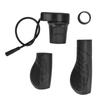 Electric Bike Left Side Half Handle Rubber ABS Metal 76X Half Twist Throttle Grip Fit for Bafang