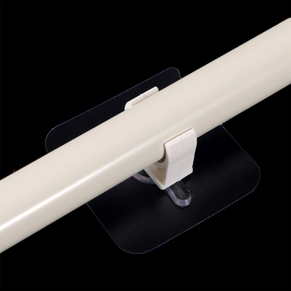 1/5Pcs Punch-free Self-adhesive Pipe Clamp Garden Irrigation Tube Clip Connector Water Tube Holder
