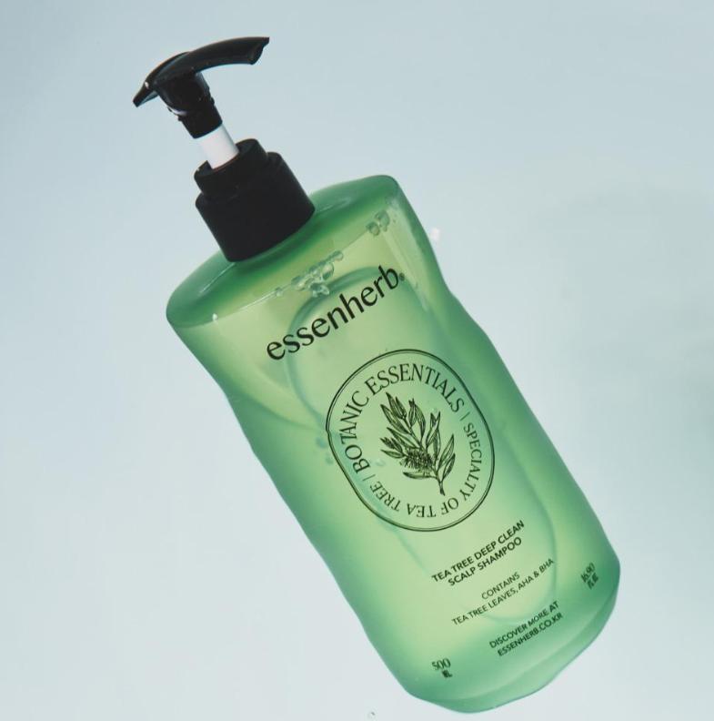 Essenherb Tea Tree Deep Clean Scalp Shampoo 500ml – Refreshing Hair & Scalp Care