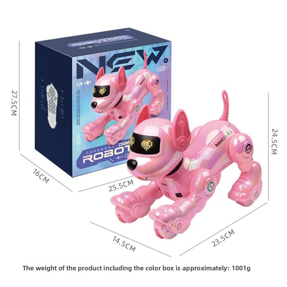 Triple Battery Interactive Robot Dog Kids Toy Programmable Touch Follow Dance Sing Remote Control Gift