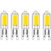 Pack of 5 LED G9 Bulbs 2W - 3000K Warm White, 200-230 Lm, Ø15×50 Mm