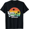 Santa Cruz Beach Kalifornien Retro 80er Vintage Sonnenuntergang T-Shirt