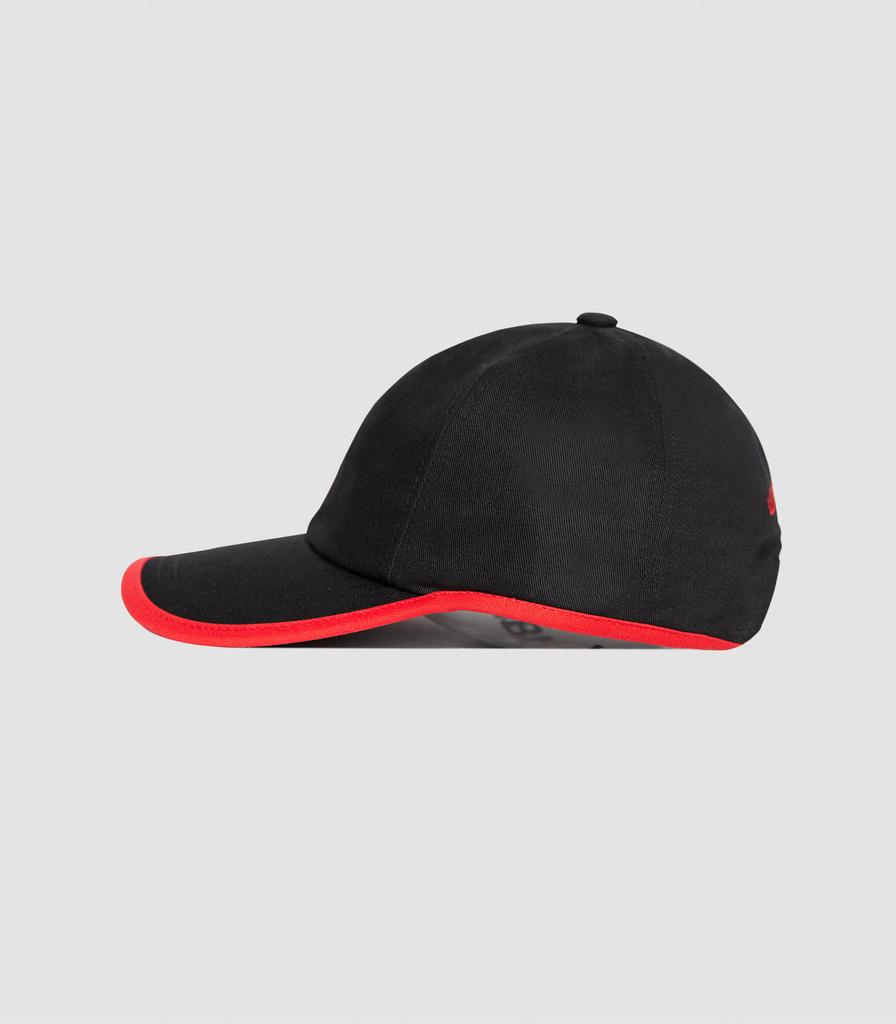 VIBRATE Round Patch Hand Logo Ball Cap (Black)