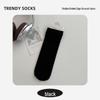 Women's Pure Cotton Socks: Spring/Summer, Thin/Thick, Solid Colors, Medium Tube, Oxygen Cotton, Long Confinement Socks.
