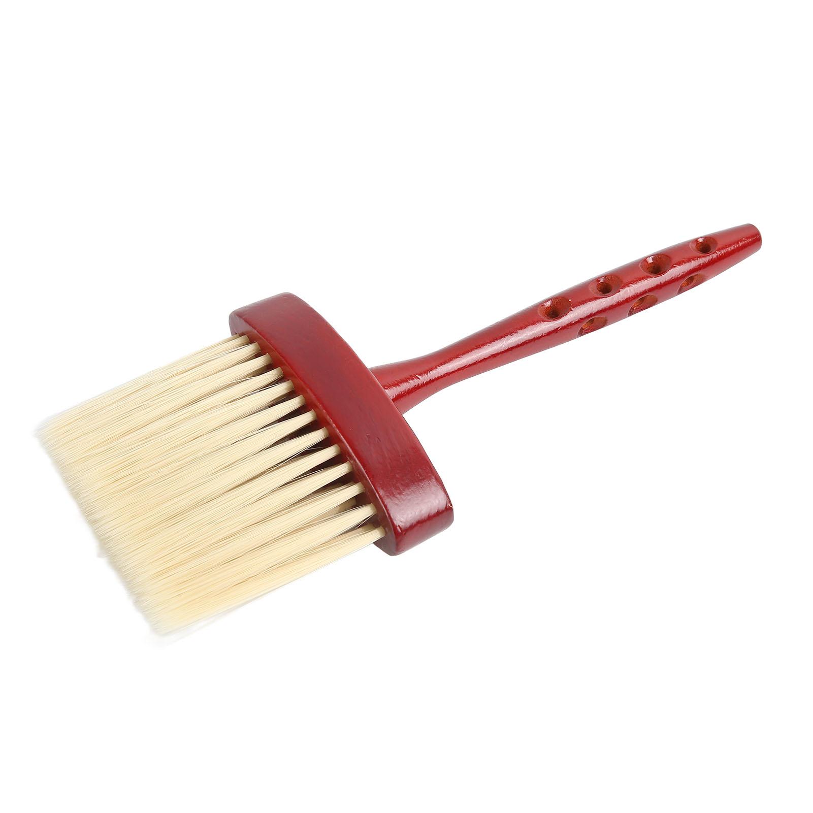 

Парикмахерская щетка для волос, деревянная длинная ручка, нейлоновая щетина, парикмахерская щетка для волос для салона красоты