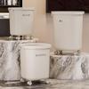 Luxury High-Capacity Trash Can: Stylish Bathroom, Living Room, & Bedroom Bin