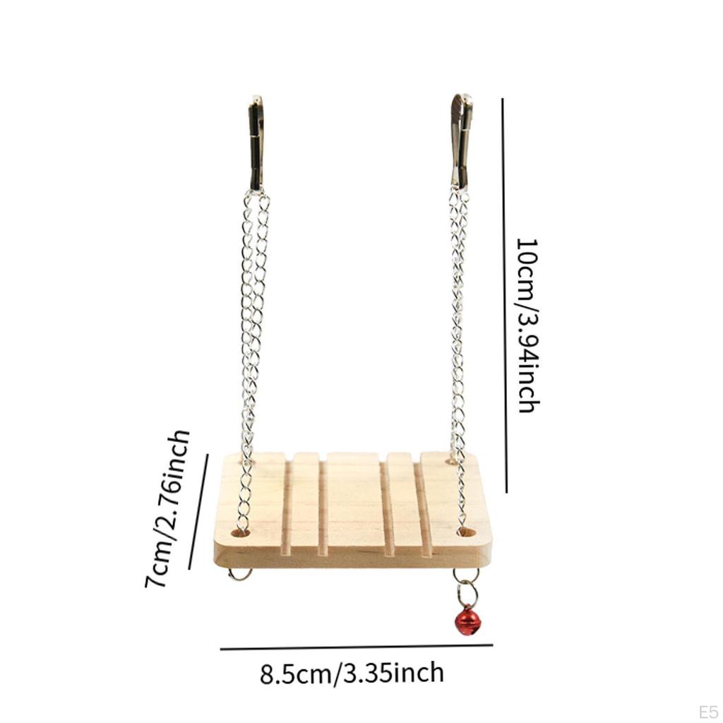 Hamster Swing Toy Climbing Hanging Hammock Decorative Practial Standing Holder for