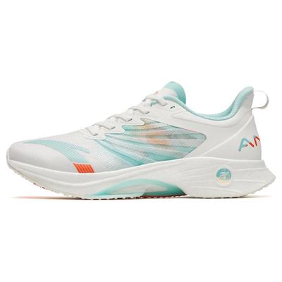 MACH 3.0 Slip Resistant Abrasion Resistant Low Top Long Distance Running Shoes Men's White Blue Orange Sneakers 112325583-4