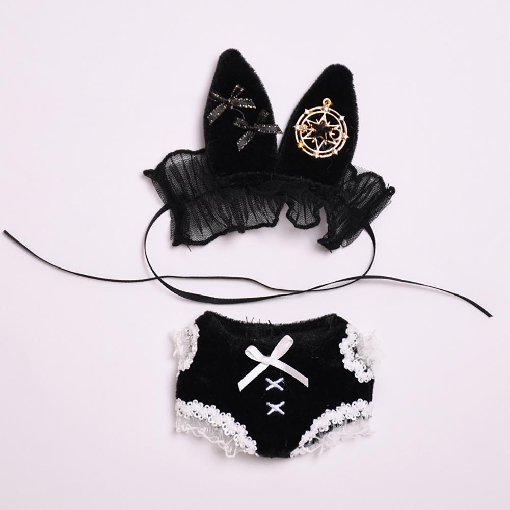 For 17cm Labubu Doll Clothes Fashion Clothes Hoodies Doll Clothes Color Match Hoodies Dolls Accessories Cute Decoration Little Cloths