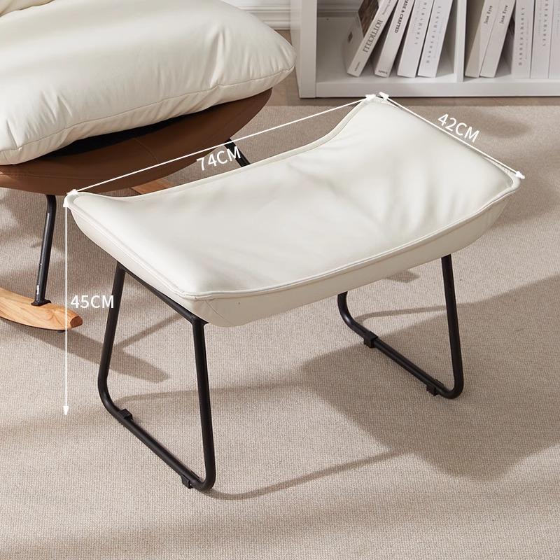 Foldable Multi-Color Footstool, Modern Entryway & Office Ottoman for Shoe Changing &Nap Support, Compact Space-Saving Home Decor