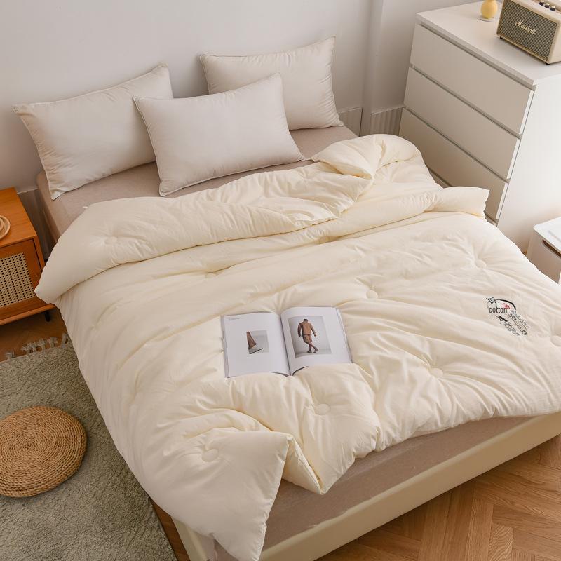 "Class A Soybean Fiber Quilt: Thickened for Spring, Autumn, and Winter, Ideal as a Gift or for Live Broadcasts"