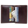 Jiameida Vintage Leather RFID Anti-Theft Unisex Coin & Card Wallet