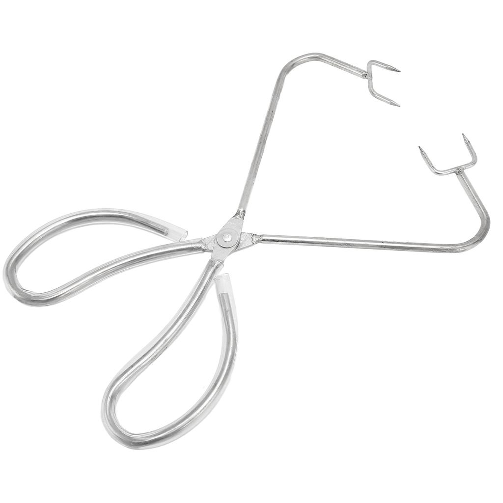 Pensetă de scufundare Instrument de ceramică Oțel inoxidabil Rezistență ridicată Formă simplă Clește pentru sculptură argilă ceramică