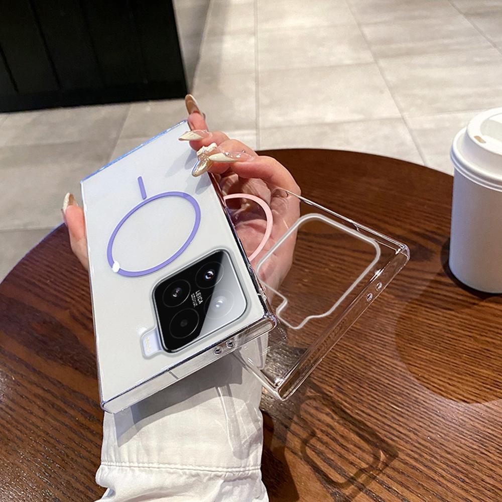 For Xiaomi 15 Case Compatible with MagSafe Clear Slim PC Phone Back Cover