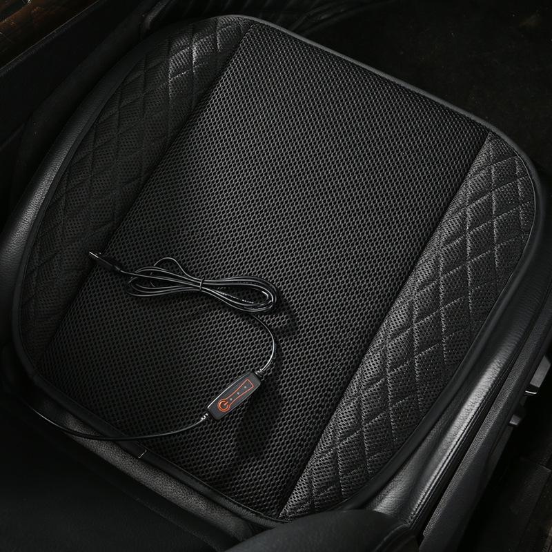 USB Cooling Ventilation Seat Cushion – Breathable Summer Comfort for Car, Truck, or Office Chair