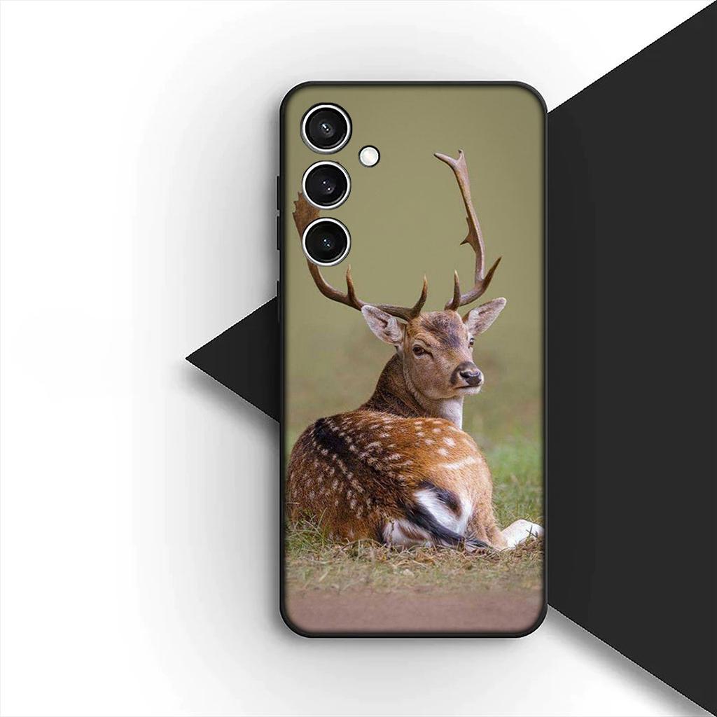 Cover for Samsung Galaxy S10 S8 S9 Plus A33 A34 A31 70 A71 A72 Note 20 9 8 S10E Casing Phone Case Forest Deer Hunting buck