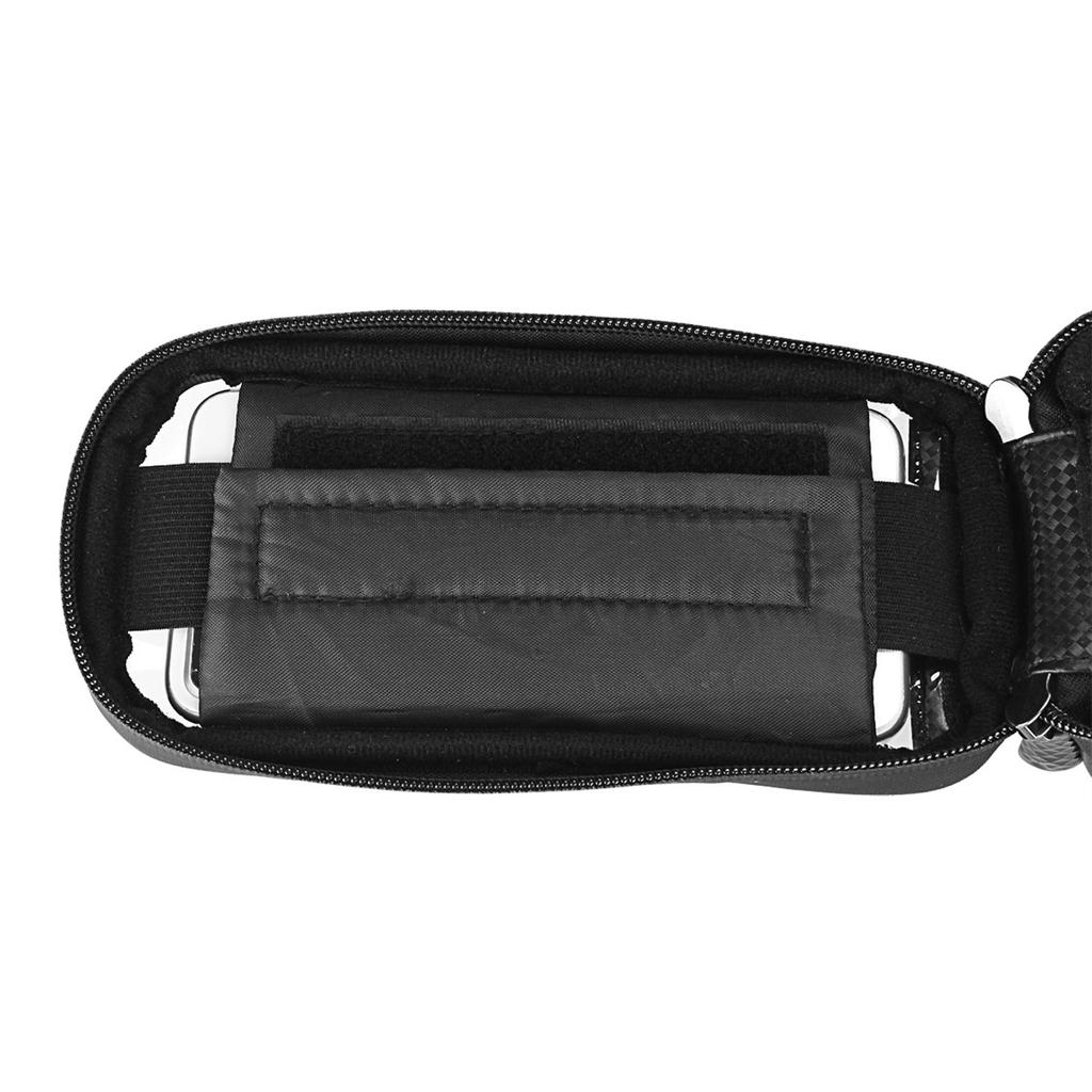 Waterproof Bicycle Phone Mount Bags Front Frame Top Tube Bag with Touchscreen Phone Holder Case Cycle Bike Tool Storage