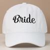 Retro Washed Cotton Bride Groom Baseball Cap Outdoor Sunshade Solid Color  Logo Vintage Soft Top Duck Tongue Cap
