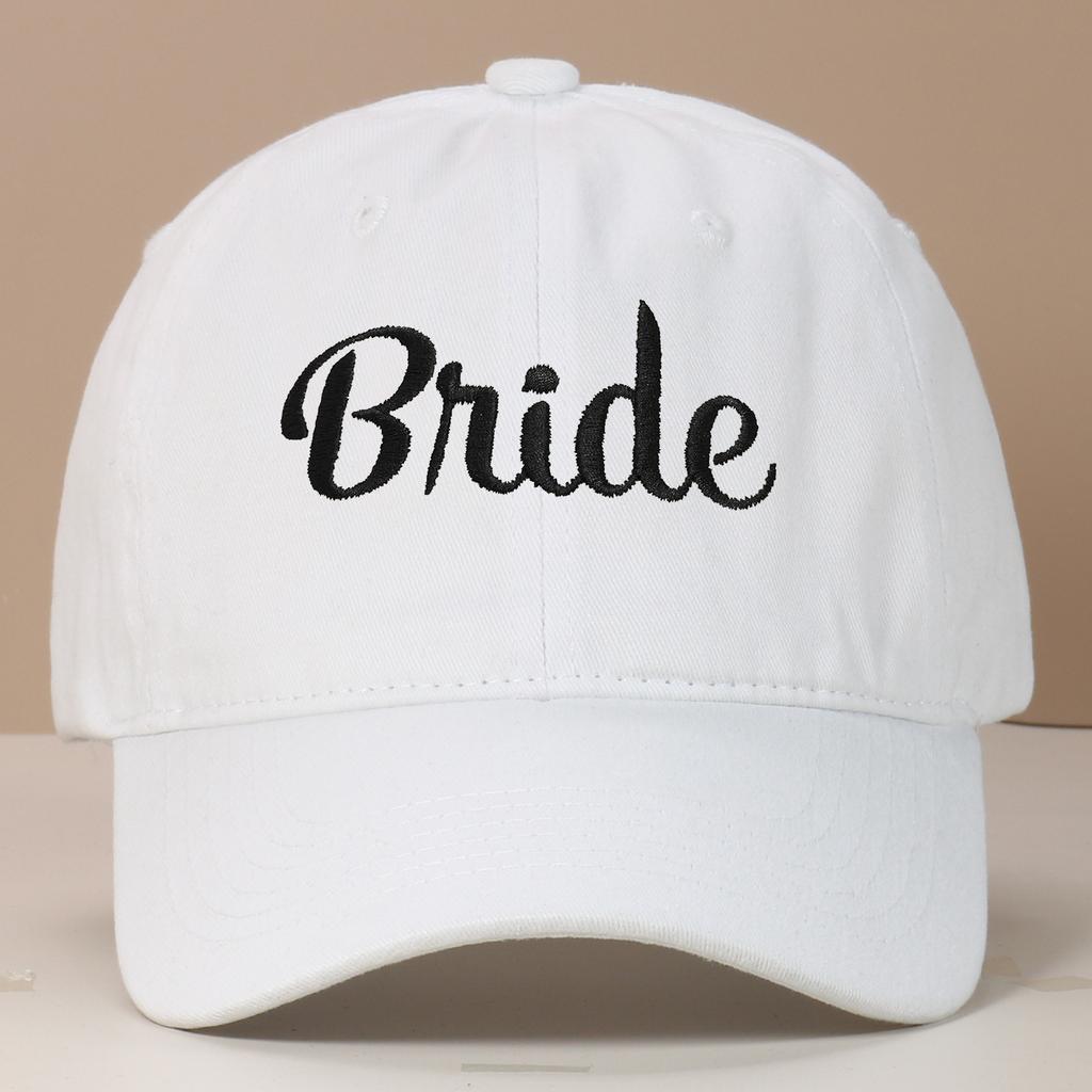 Retro Washed Cotton Bride Groom Baseball Cap Outdoor Sunshade Solid Color Logo Vintage Soft Top Duck Tongue Cap