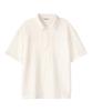 EXCONTAINER Button Crochet Half Shirt (Ivory)