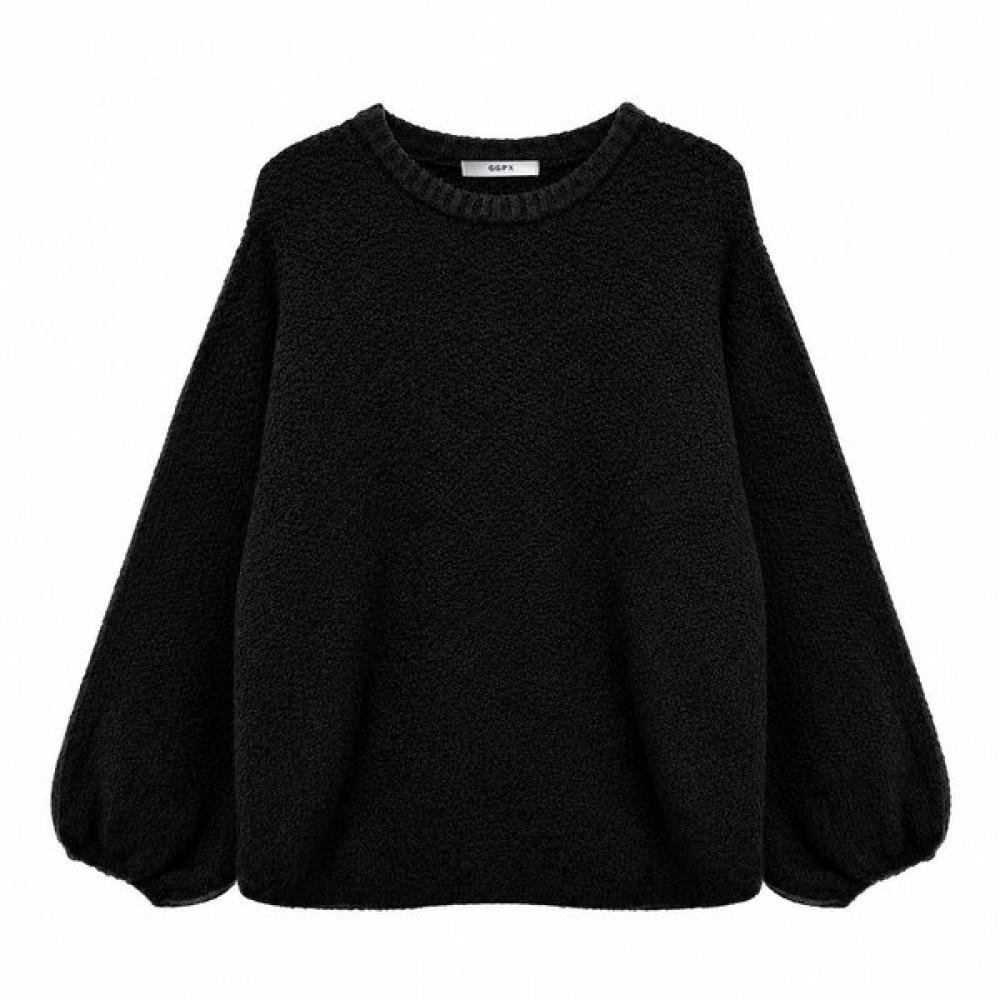 GGPX New York Simple Round Neck Thick Knit Gq8kp029f