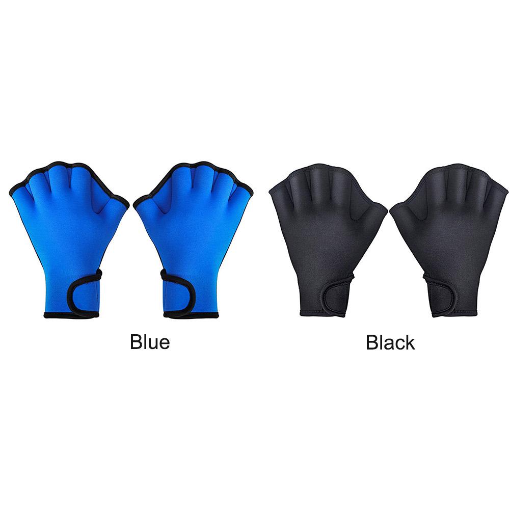 Neoprene Diving Gloves Elastic Half Finger Webbed Swimming Gloves Waterproof Lightweight Reusable Auxiliary Teaching Accessories