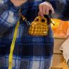 Checkered Mini Crossbody Bag Earphone Bag Loose Change Cute  Bag Spring and Summer Women's Handbag