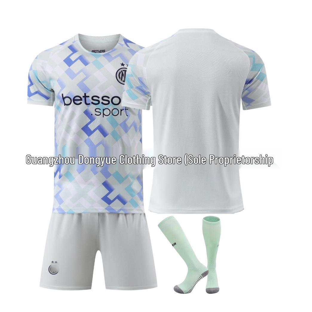 

Inter Milan 25-26 Away Jersey Kit - Adult & Kid s Short Sleeve Set, Number 10. 22