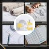 10 Pcs 11x17 Inch Document Folder Organizers with Snap Closure Clear File Oversized Envelope File Folder for Office School Home