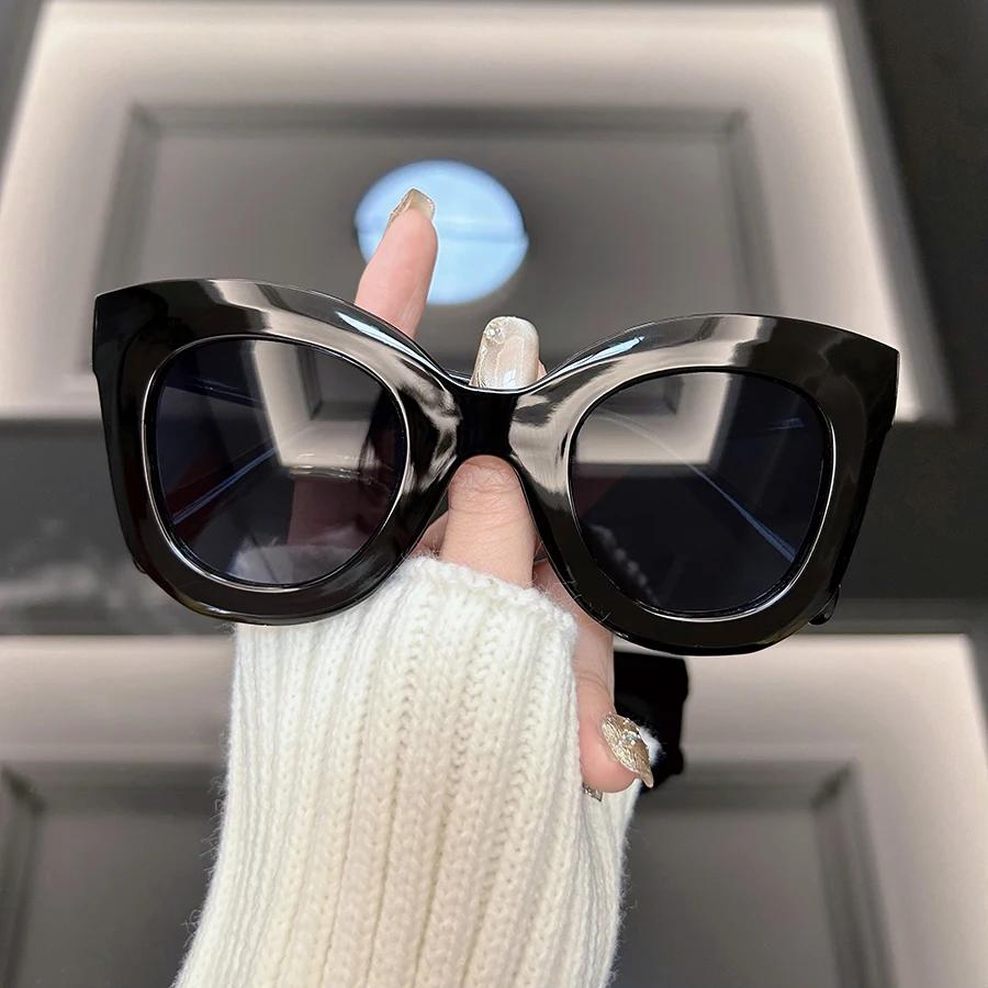 

Винтажные солнцезащитные очки «кошачий глаз» женские мужские брендовые ретро солнцезащитные очки женские мужские модные уличные зеркальные панк оправа