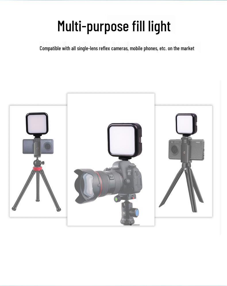 Portable LED Fill Light for Mobile Photography & Live Streaming