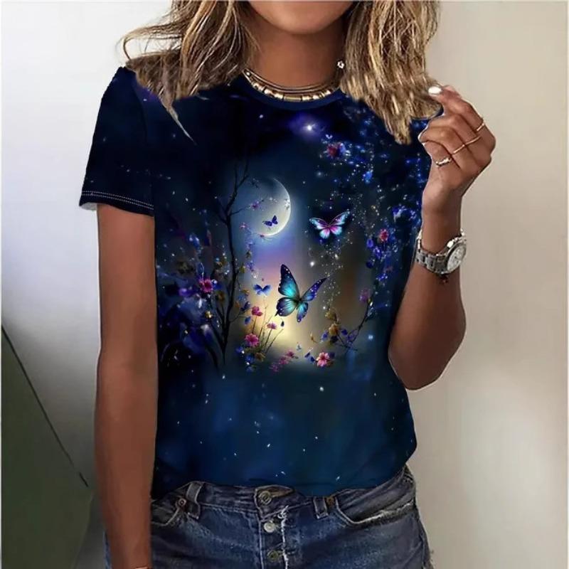 Casual Versatile Fashion Trend High-quality Breathable Loose Short Sleeved Round Neck T-shirt