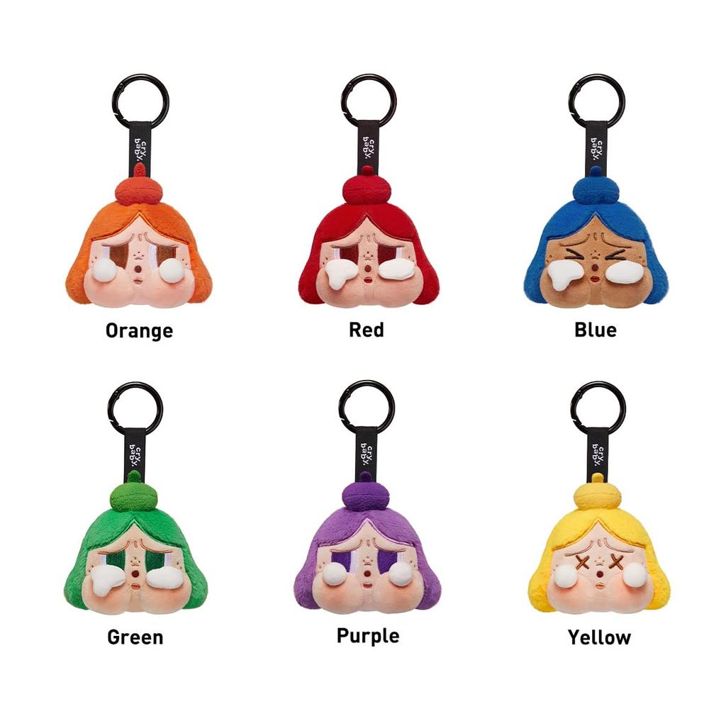 POPMART CRYBABY CHEER UP, BABY! Series Plush Pendants (3-Piece Set) PopMart Gachapon Blind Box Figures Plastic Model Premium Toys Soft Vinyl Original