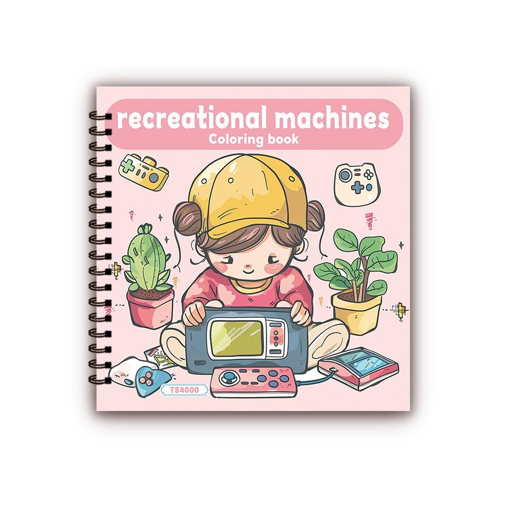 

Cute Coloring Book - Teen Coloring Book 30 Sheets 100gsm 8.3x 8.3 Good for Anxiety Relief, Christmas, Halloween