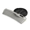 1/2Pcs Mini Portable Titanium Alloy Hair Comb EDC Super Light Titanium Comb for Outdoor Small Accessories Barber Accessories