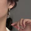 Hot Sale 925 Sterling Silver Geometric Square Hoop Earrings Simple Exquisite Sexy Jewelry Gift with Tempered Beauty