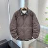 Herren Patchwork Leichte Daunenjacke 2025 - Faux Zweiteiler Revers Design, Warm und Stilvoll.