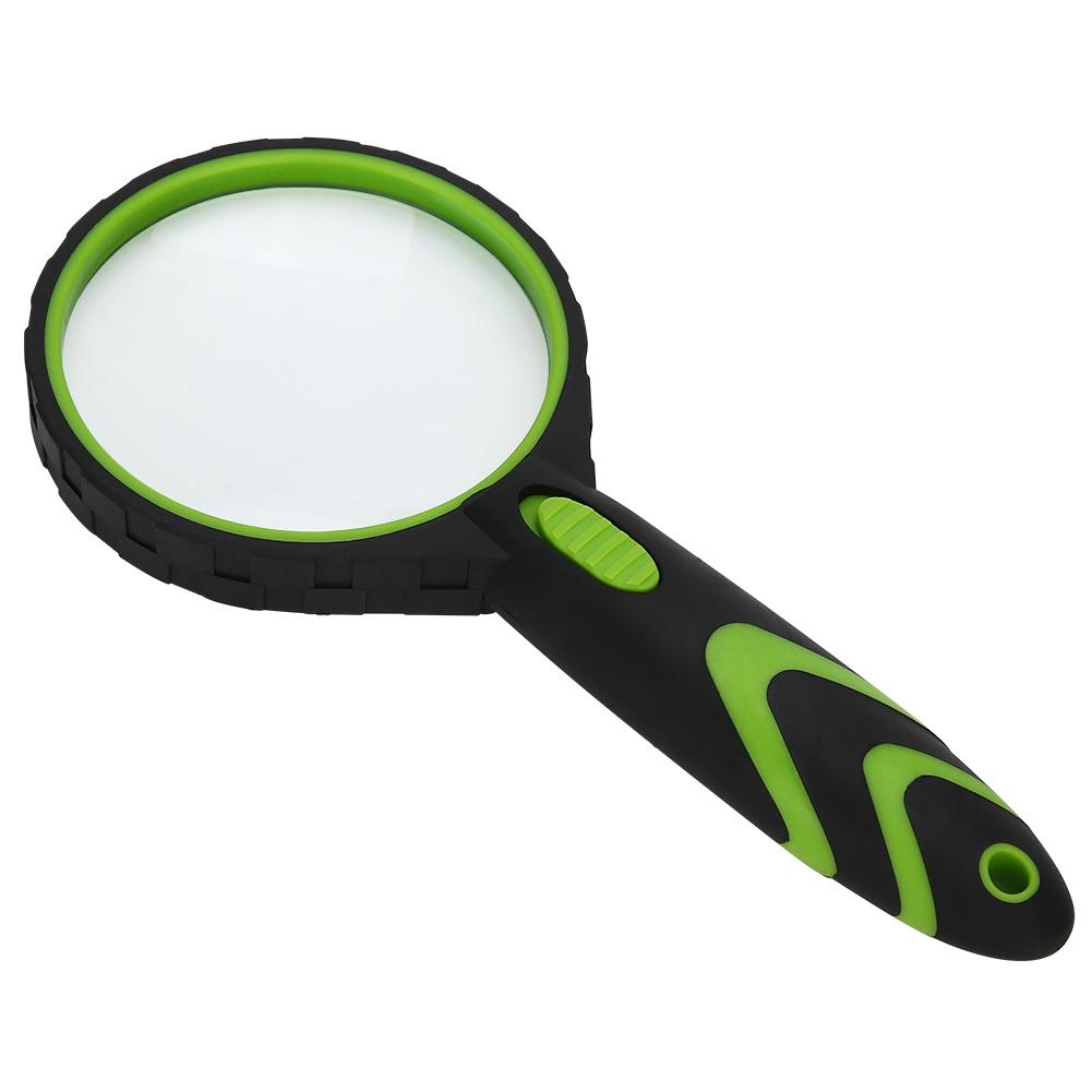 

10X 75мм Збільшувальна Очна Лупа Ударостійка зі Світлодіодом Ручна для Літніх Ідентифікація Ювелірних Виробів