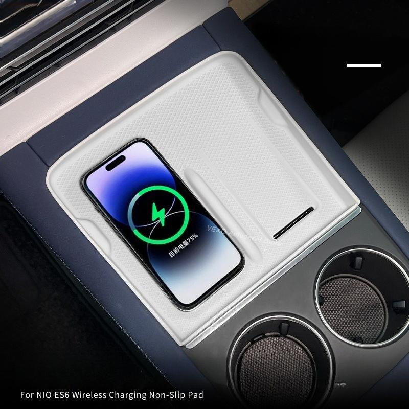 For Xpeng G6 2024 2025 Central Control Wireless Charging Silicone Pad Anti-slip Water Cup Holder ert Pad Accessories