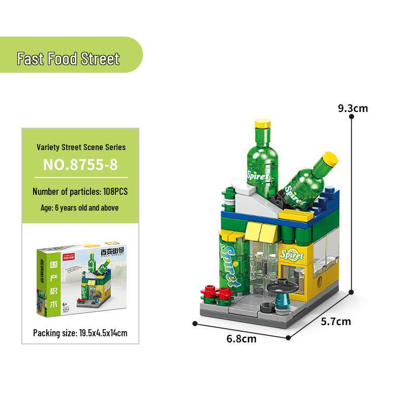Yellow Crane Tower Chinese Architecture Building Blocks - Compatible with Lego, Famous Eight Towers Model Toy Gift