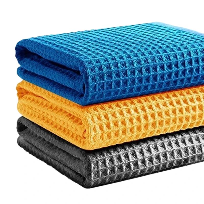 

Полотенце для мойки автомобиля, для чистки стекла, для сушки воды, из микрофибры, для чистки окон, салфетка для автодетейлинга, вафельное плетение, для кухни, ванной, дома, офиса