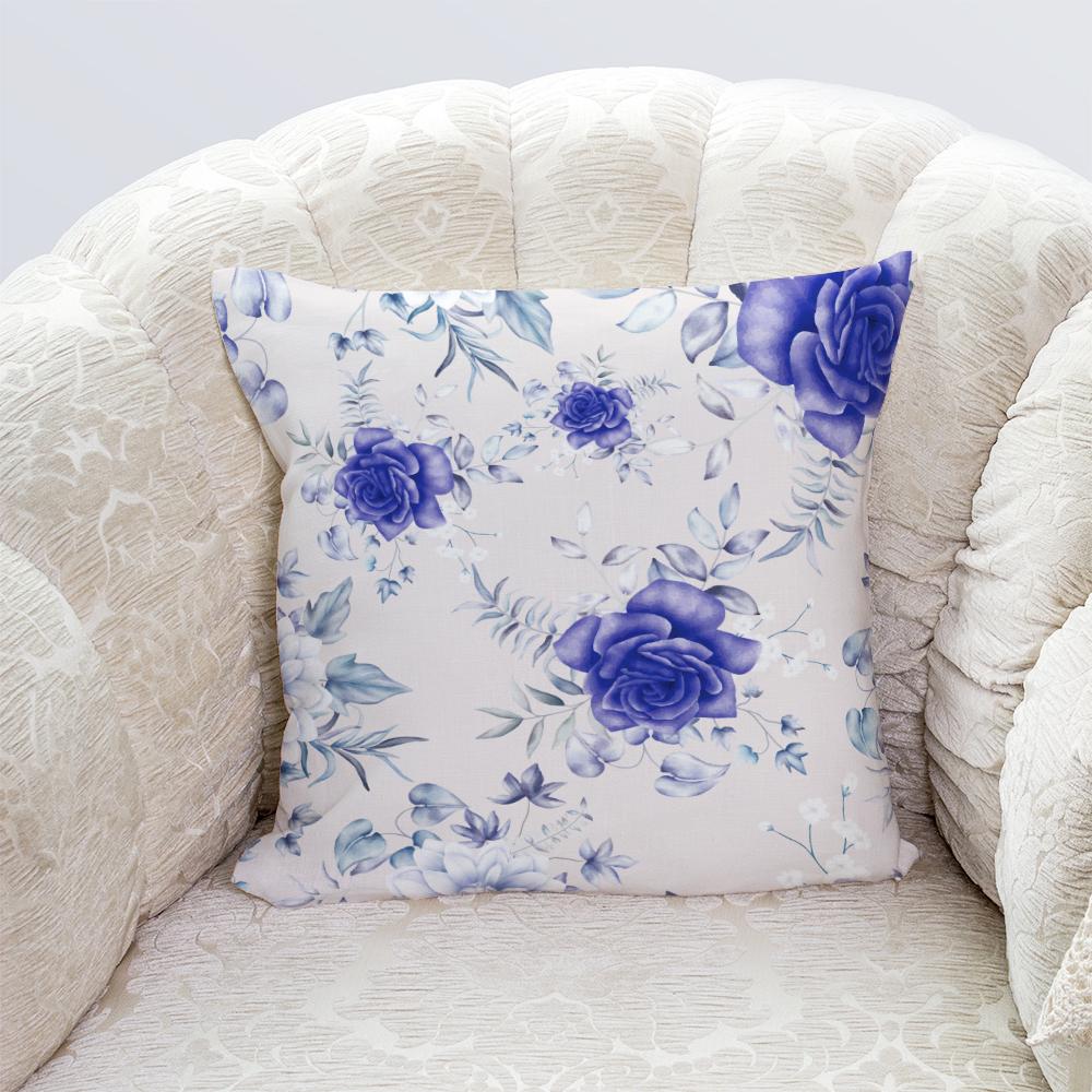 Fashion Harajuku Rose Decorative Pillowcase Printed Sofa Chair Bedside Body