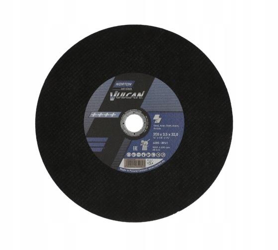 Tarcza do cięcia metal stal inox norton vulcan 350x3.5