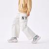 MLB New York Yankees Lengte Verhogende Lage Top Dikke Sneakers Unisex Roze 3ASHWD15N-50PKL