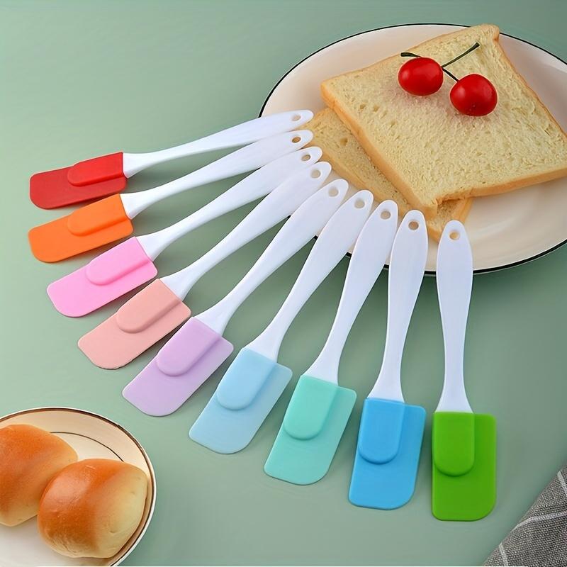 Silicone Spoon - Heat Resistant, Non Stick, Detachable Mini Scraper Suitable for Baking, Cooking, and Service
