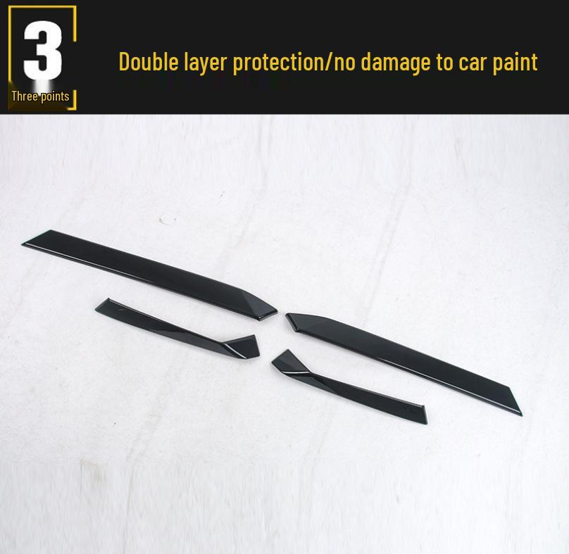 Compatible with Toyota RAV4 and 26 Models Rear Spoiler Trim Decorative Glitter Sticker.